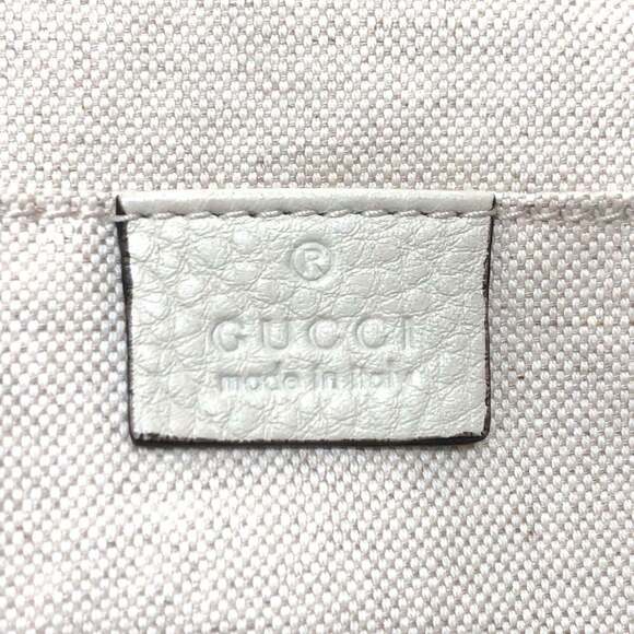 GUCCI Authentic White Bamboo Backpack